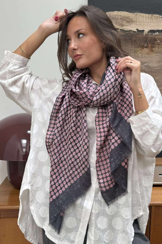 Laundry B Orla Scarf Grey  /20 =